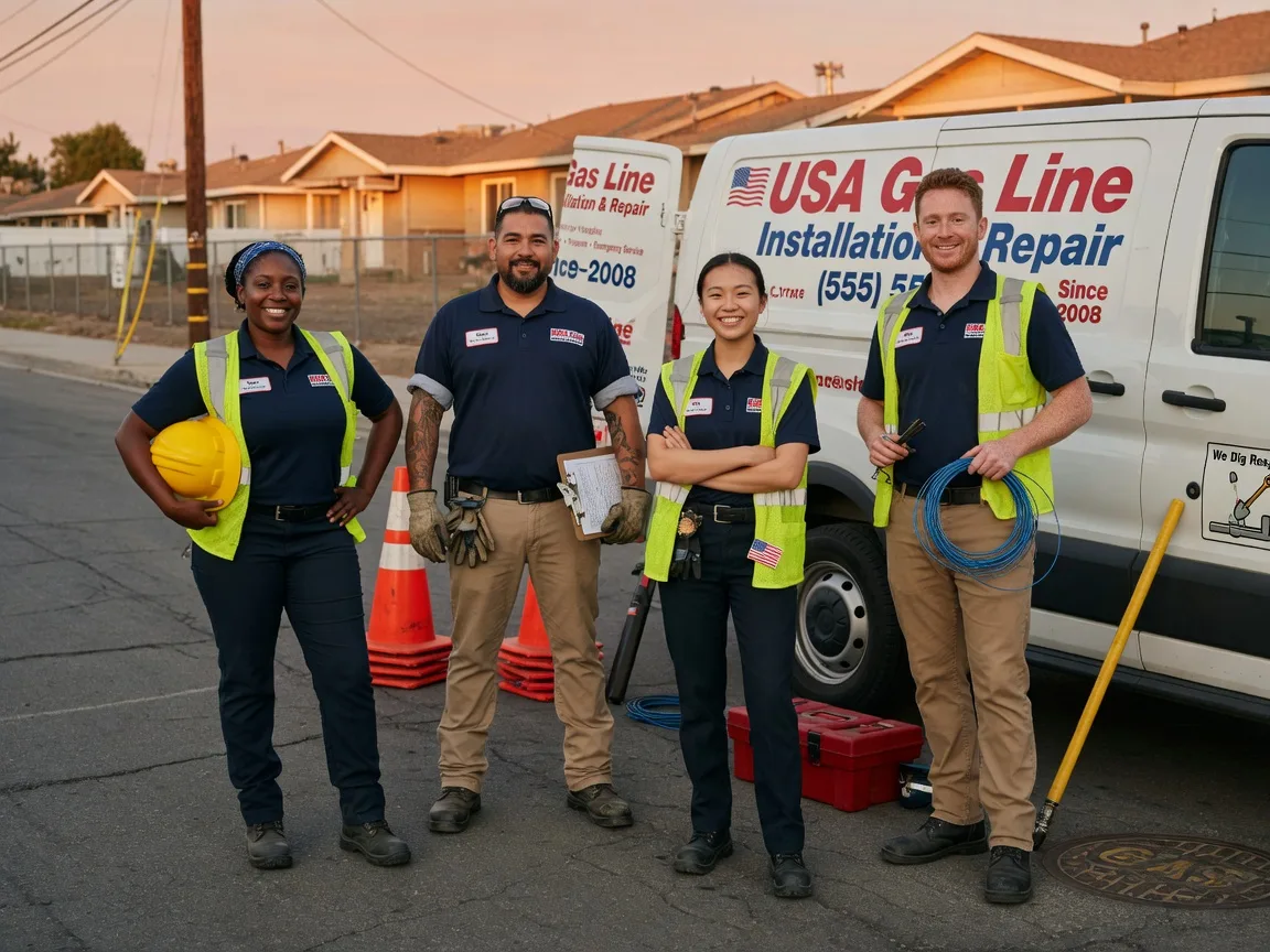 Gas Line Installation company in Scroggins, TX